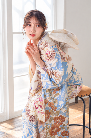 玉城ティナ×紅一点　振袖　KI542