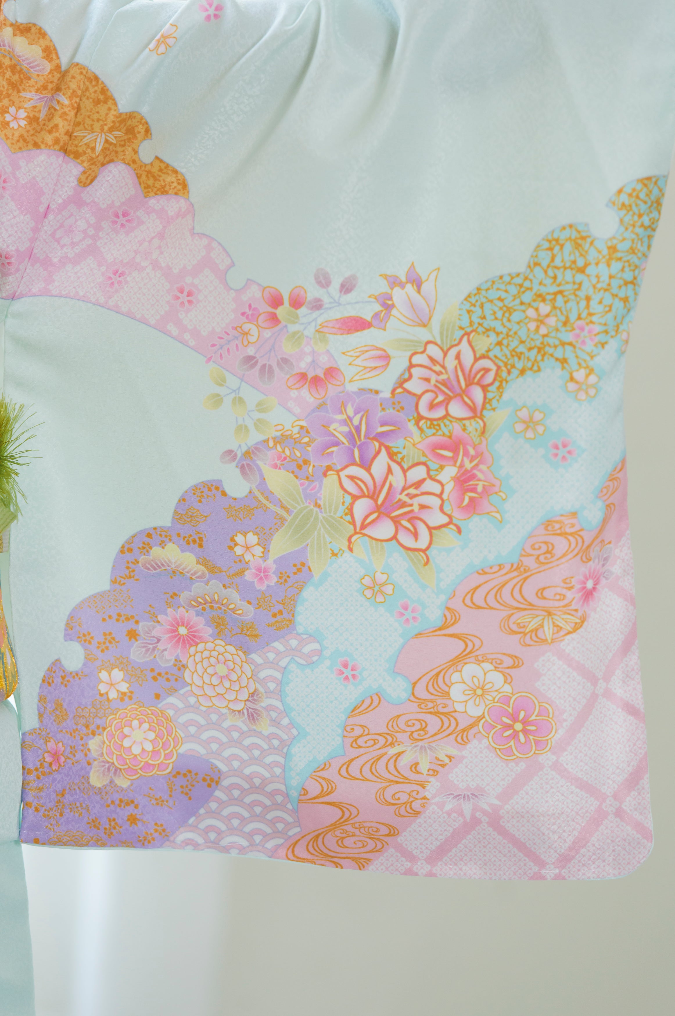 ミントグリーン×牡丹 【訪問着】 – Memories Closet ミントグリーン×牡丹 【訪問着】 – Memories Closet