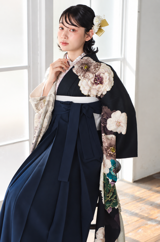 【振袖×袴】玉城ティナ×紅一点　振袖　KI501